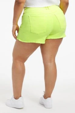 GA-SALE High Waisted GOOD '90S SHORTS | KEY LIME001