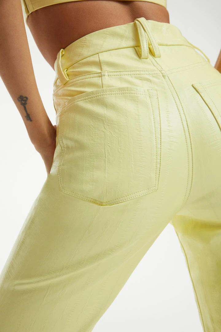 Brand new ❤️ GOOD AMERICAN BETTER THAN LEATHER GOOD ICON | KEY LIME001 Pants 🎉 5 GOOD AMERICAN BETTER THAN LEATHER GOOD ICON | KEY LIME001 Pants