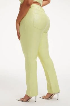 Brand new ❤️ GOOD AMERICAN BETTER THAN LEATHER GOOD ICON | KEY LIME001 Pants 🎉 18 GOOD AMERICAN BETTER THAN LEATHER GOOD ICON | KEY LIME001 Pants