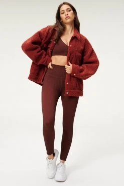 GA-SALE Tops GOOD OVERSIZED SHERPA TRUCKER | BRICK001