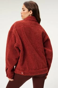 GA-SALE Tops GOOD OVERSIZED SHERPA TRUCKER | BRICK001