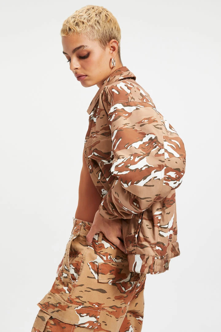 Deals 🎁 GA-SALE DESERT OVERSIZED JACKET | PECAN CAM0 002 Tops ⌛ 8 GA-SALE DESERT OVERSIZED JACKET | PECAN CAM0 002 Tops