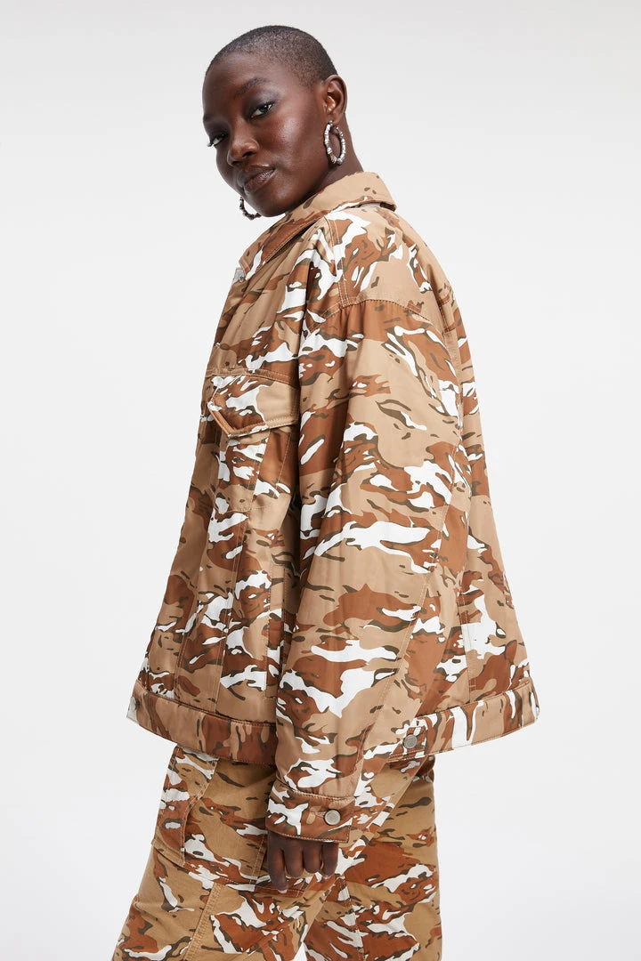 Deals 🎁 GA-SALE DESERT OVERSIZED JACKET | PECAN CAM0 002 Tops ⌛ 12 GA-SALE DESERT OVERSIZED JACKET | PECAN CAM0 002 Tops