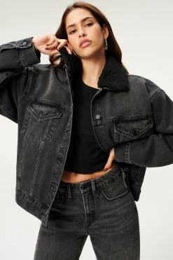 GA-SALE GOOD OVERSIZED TRUCKER | BLACK191