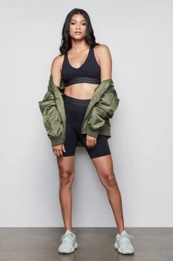 GOOD AMERICAN THE ICON BIKE SHORT | BLACK001