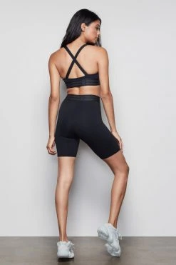 GOOD AMERICAN THE ICON BIKE SHORT | BLACK001