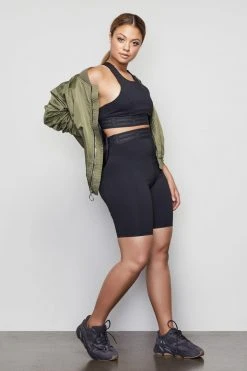 GOOD AMERICAN THE ICON BIKE SHORT | BLACK001