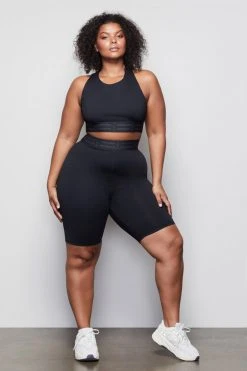 GOOD AMERICAN THE ICON BIKE SHORT | BLACK001