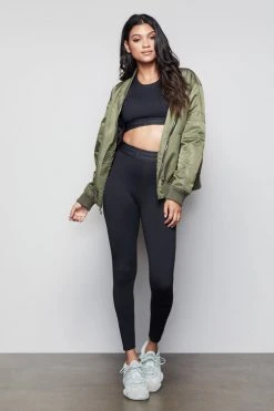 GOOD AMERICAN THE CROSSBACK ICON BRA | BLACK001 Terry Essentials