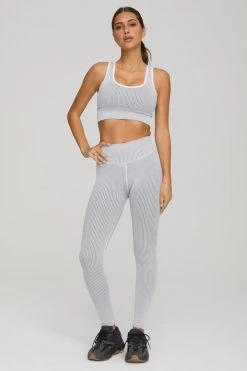 GOOD AMERICAN SEAMLESS CORE POWER LEGGING | WHITE001