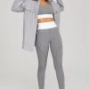 GOOD AMERICAN ACTIVE ESSENTIAL ICON LEGGING | HEATHER GREY001 Leggings & Pants