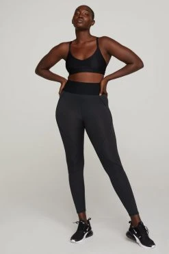 GOOD AMERICAN ACTIVE ESSENTIAL ICON LEGGING | BLACK001