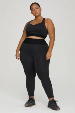 GOOD AMERICAN ACTIVE ESSENTIAL ICON LEGGING | BLACK001