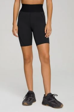 GOOD AMERICAN Terry Essentials ACTIVE ESSENTIAL BIKE SHORT | BLACK001
