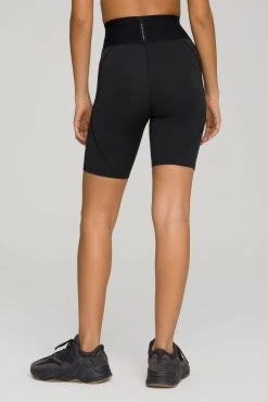 GOOD AMERICAN Terry Essentials ACTIVE ESSENTIAL BIKE SHORT | BLACK001