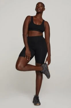 GOOD AMERICAN ESSENTIAL BIKE SHORT | BLACK001 Bike Shorts