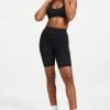 GOOD AMERICAN ESSENTIAL BIKE SHORT | BLACK001 Bike Shorts