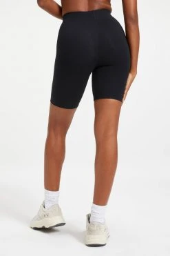 GOOD AMERICAN ESSENTIAL BIKE SHORT | BLACK001 Bike Shorts
