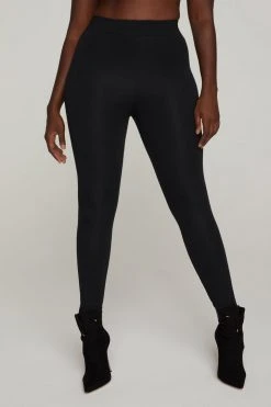 GOOD AMERICAN ESSENTIAL LEGGING | BLACK001