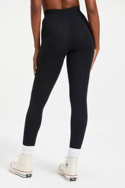 GOOD AMERICAN ESSENTIAL LEGGING | BLACK001
