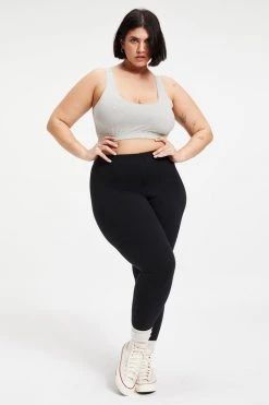 GOOD AMERICAN ESSENTIAL LEGGING | BLACK001