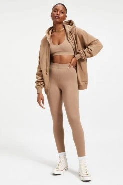 GOOD AMERICAN ESSENTIAL LEGGING | PUTTY001 Leggings & Pants