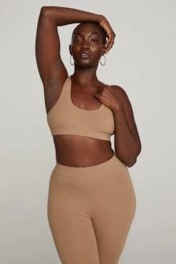 GOOD AMERICAN Bras ESSENTIAL SCOOP BRA | PUTTY001