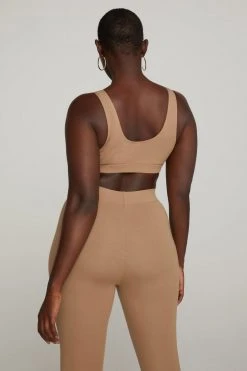 GOOD AMERICAN Bras ESSENTIAL SCOOP BRA | PUTTY001