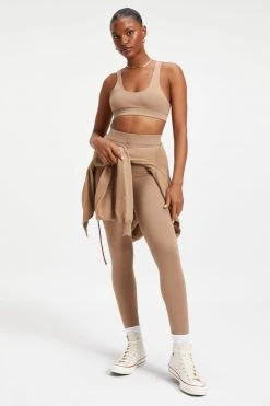 GOOD AMERICAN Bras ESSENTIAL SCOOP BRA | PUTTY001