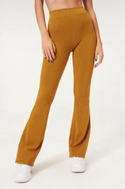 GA-FINAL SEAMLESS SLIM BOOTCUT | BRONZE BROWN001