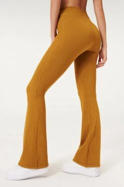 GA-FINAL SEAMLESS SLIM BOOTCUT | BRONZE BROWN001