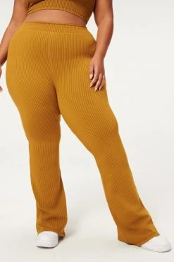 GA-FINAL SEAMLESS SLIM BOOTCUT | BRONZE BROWN001