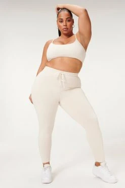 Deals 💯 GOOD AMERICAN ESSENTIAL COTTON LOUNGE BRA | BONE001 Bras ⭐ 21 GOOD AMERICAN ESSENTIAL COTTON LOUNGE BRA | BONE001 Bras