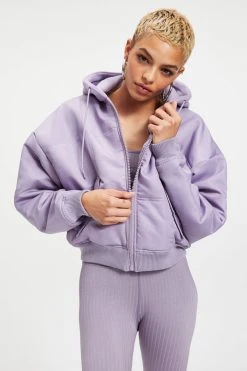 GA-SALE DE'LUXE BOMBER | DUSTY VIOLET001 Jackets