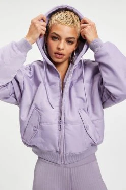 GA-SALE DE'LUXE BOMBER | DUSTY VIOLET001 Jackets
