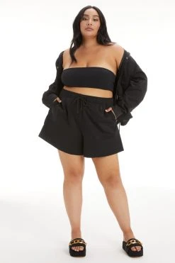 GOOD AMERICAN VOLUME SHORT | BLACK001