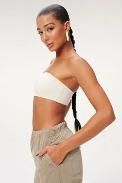 GOOD AMERICAN Tees & Tops ESSENTIAL BANDEAU | BONE001