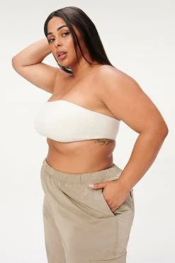 GOOD AMERICAN Tees & Tops ESSENTIAL BANDEAU | BONE001