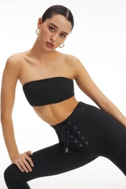 GOOD AMERICAN Tees & Tops ESSENTIAL BANDEAU | BLACK001