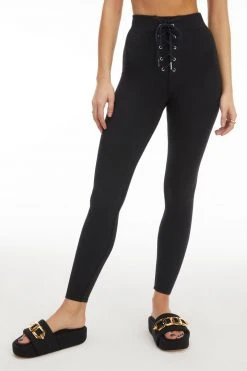 GOOD AMERICAN Leggings & Pants ESSENTIAL BOMBSHELL LEGGING | BLACK001
