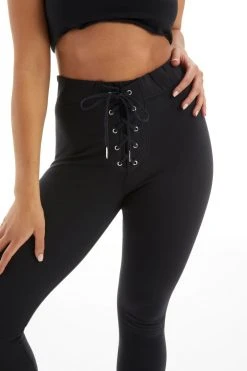 GOOD AMERICAN Leggings & Pants ESSENTIAL BOMBSHELL LEGGING | BLACK001