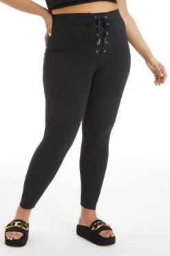 GOOD AMERICAN Leggings & Pants ESSENTIAL BOMBSHELL LEGGING | BLACK001