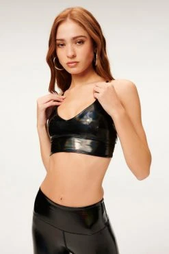 GA-SALE HOLOGRAM BRA | BLACK001 Better Than Leather