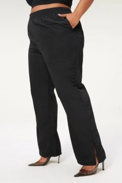 GA-SALE Leggings & Pants SHINE TRACK PANT | BLACK001