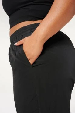 GA-SALE Leggings & Pants SHINE TRACK PANT | BLACK001