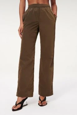 GA-SALE SHINE TRACK PANT | MOCHA001