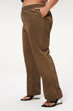 GA-SALE SHINE TRACK PANT | MOCHA001