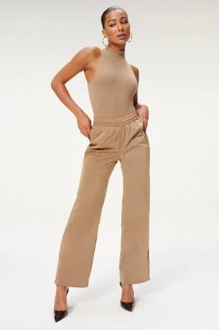 GA-SALE SHINE TRACK PANT | PUTTY001 Leggings & Pants