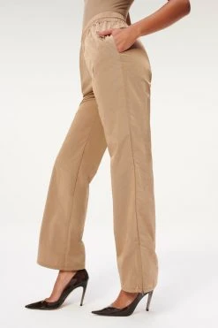 GA-SALE SHINE TRACK PANT | PUTTY001 Leggings & Pants