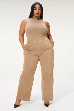 GA-SALE SHINE TRACK PANT | PUTTY001 Leggings & Pants